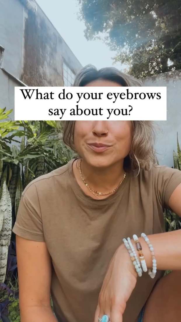Cover for the reel “What your eyebrows say about you”
